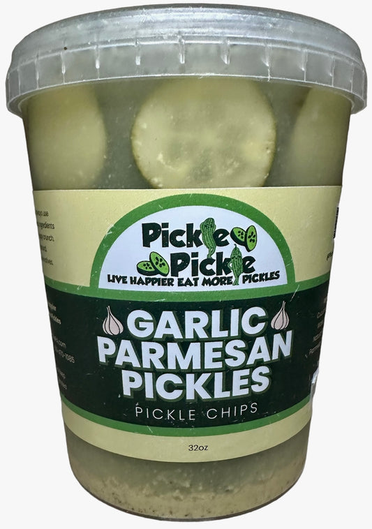 Garlic Parmesan Pickle Chips