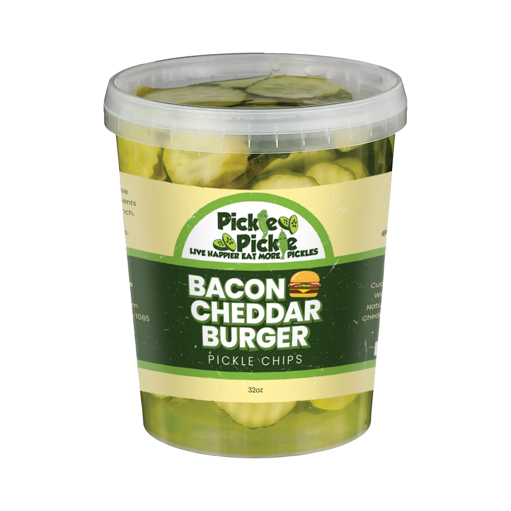 Bacon Cheddar Burger Pickle Chips